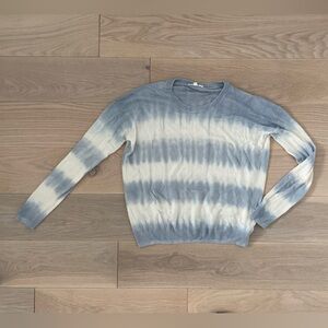 Splendid Sunkiss Tie Dye Sweater in Sky Multi